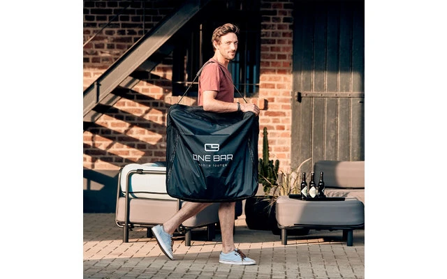 Taburete Hinchable One Bar Element 3 Gris Oscuro 3 Taburete Hinchable One Bar Element 3 Gris Oscuro - Imagen 3