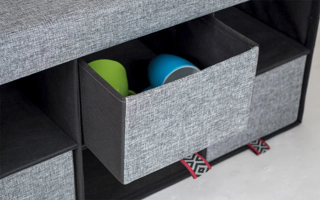 Bo-Camp Urban Outdoor Barnet Ottoman 6 Compartimentos 2 Bo-Camp Urban Outdoor Barnet Ottoman 6 Compartimentos - Imagen 2