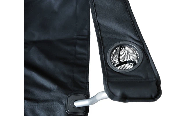 Basic Nature Travelchair Love Seat Sofá Plegable Negro 2 Basic Nature Travelchair Love Seat Sofá Plegable Negro - Imagen 2