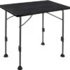 Mesa Lineal De Camping Brunner Negra 80 X 60 X H63/83 Cm