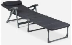 Tumbona Crespo Air Deluxe Sunlounger Negro