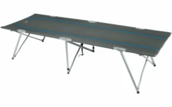 Cama Plegable De Camping High Peak Oviedo 190 X 65 X 45 Cm Gris Oscuro/azul