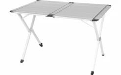 Mesa De Camping High Peak Olvera Aluminio 110 X 72 X 70 Cm Plata