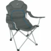 Silla Plegable High Peak Alicante 62 X 60 X 105 Cm Gris Oscuro/azul
